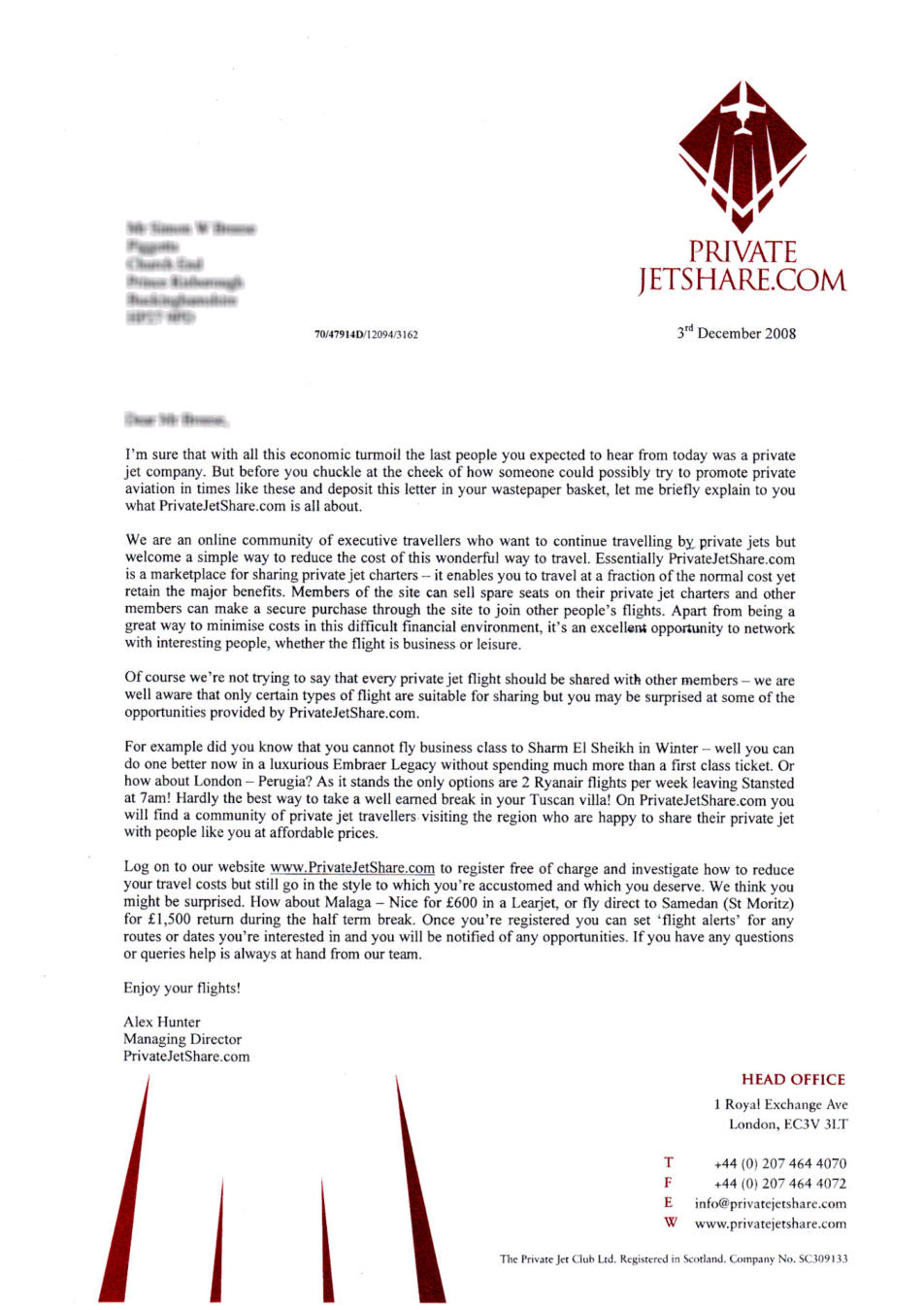 sales letter